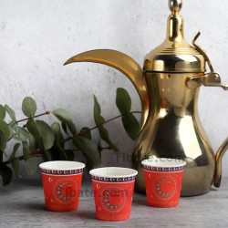 فناجيل ورقية رمضانية للقهوة -ربطة(عدد 100 فنجال)